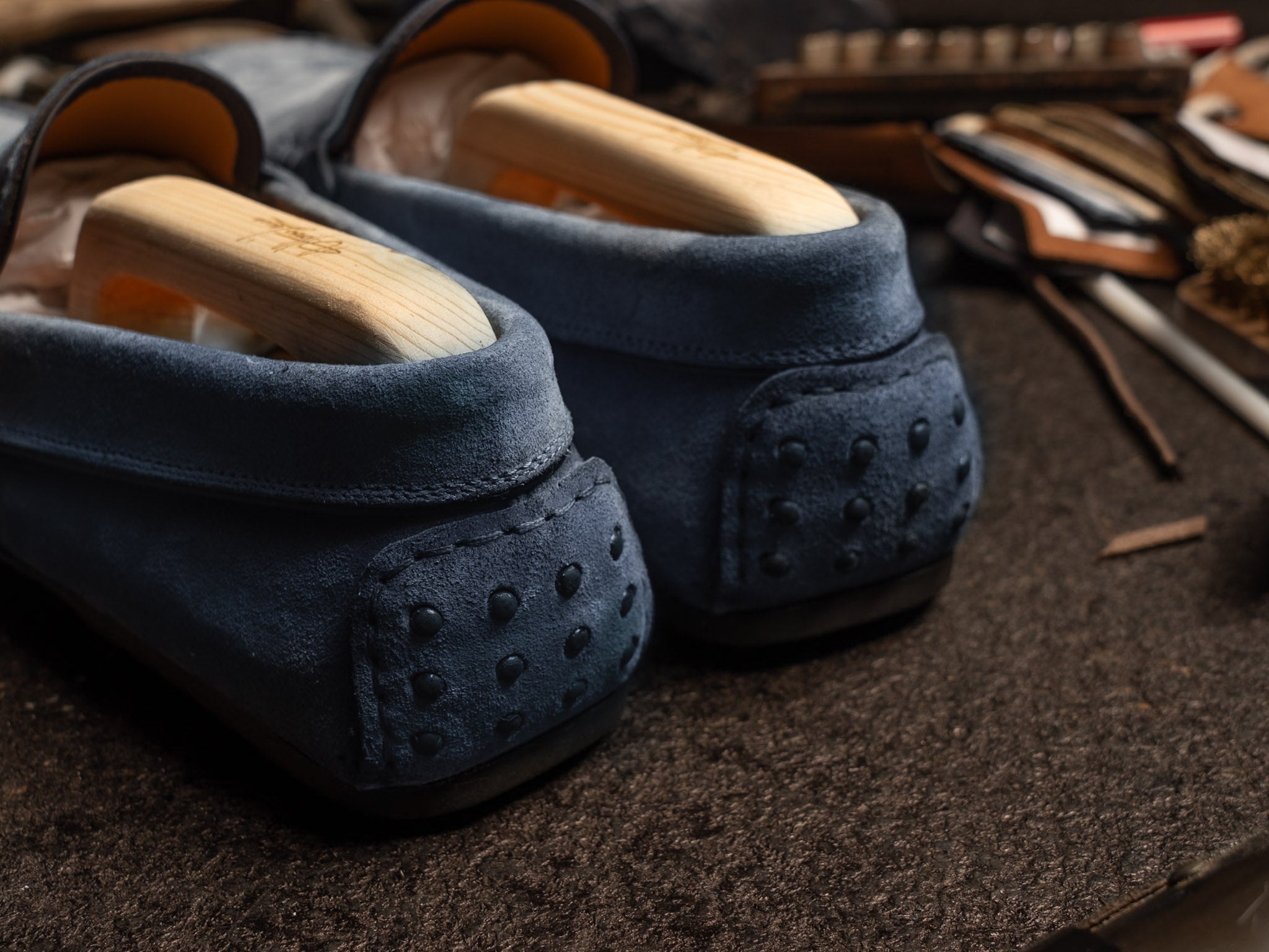 Mocassino chiccos Nabuk Camoscio Blue
