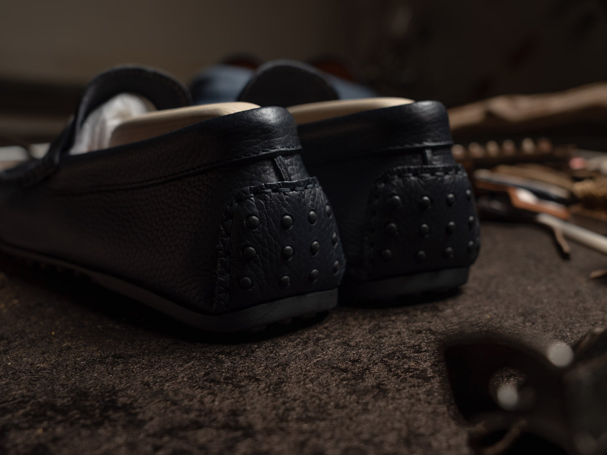 Mocassino chiccos Nabuk Pelle Blue