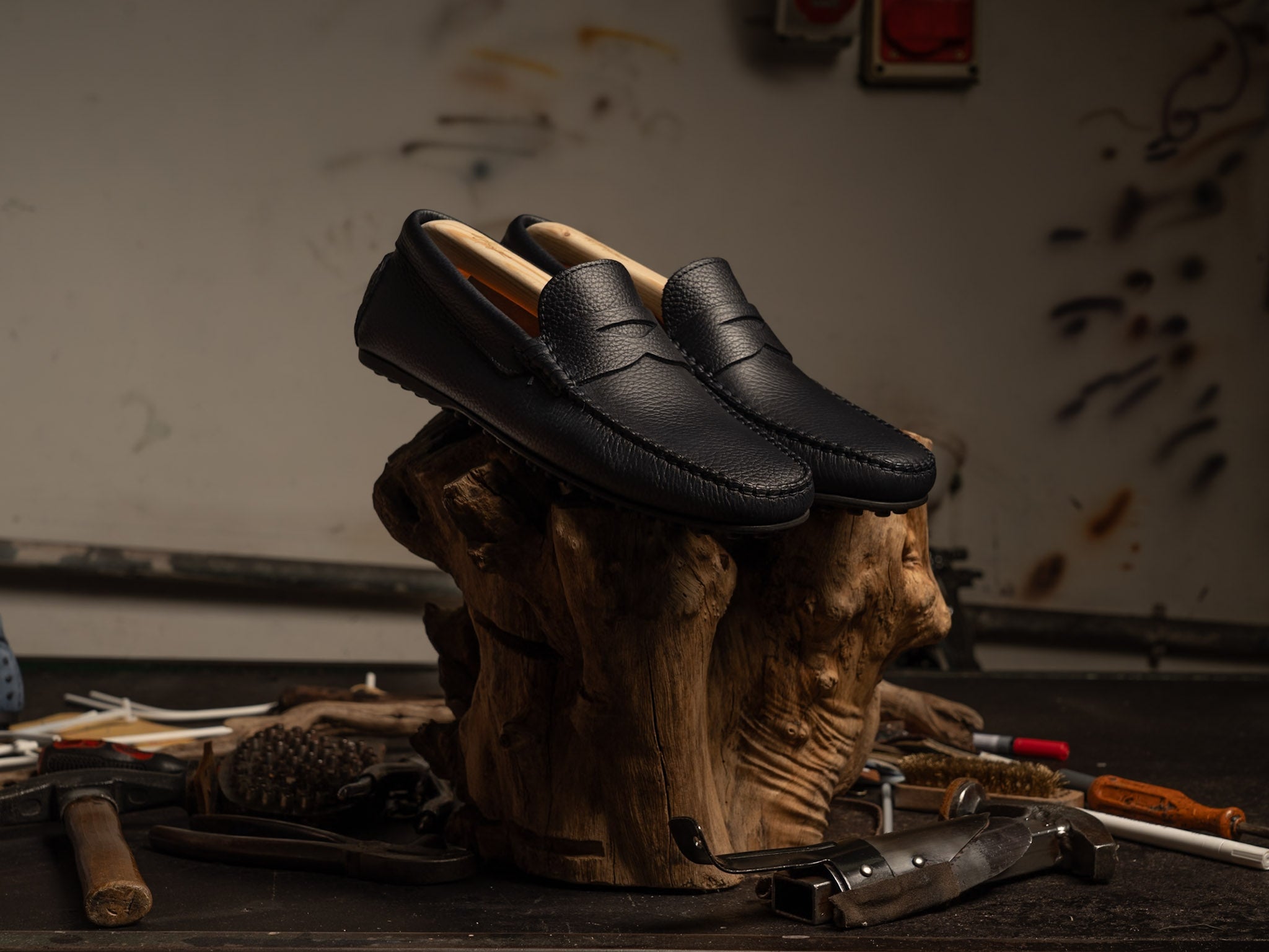 Mocassino chiccos Nabuk Pelle Blue